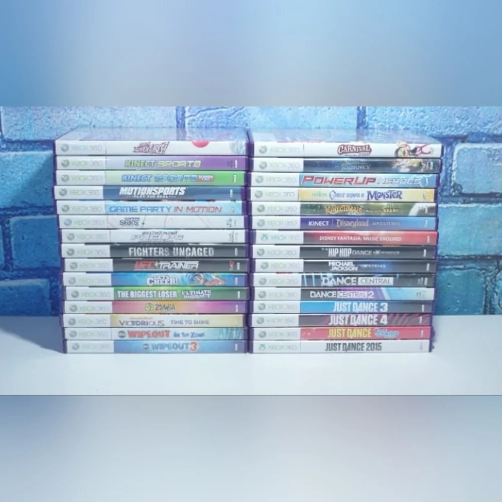 Huge Lot of 30 Microsoft Xbox 360 Kinect Videogames